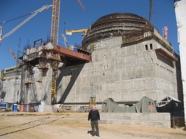 Строительство здания корпуса реактора Нововоронежской АЭС-2